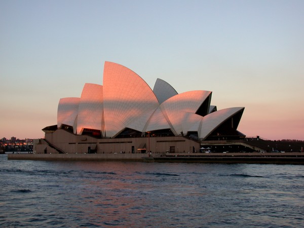 Opera House At Sunset